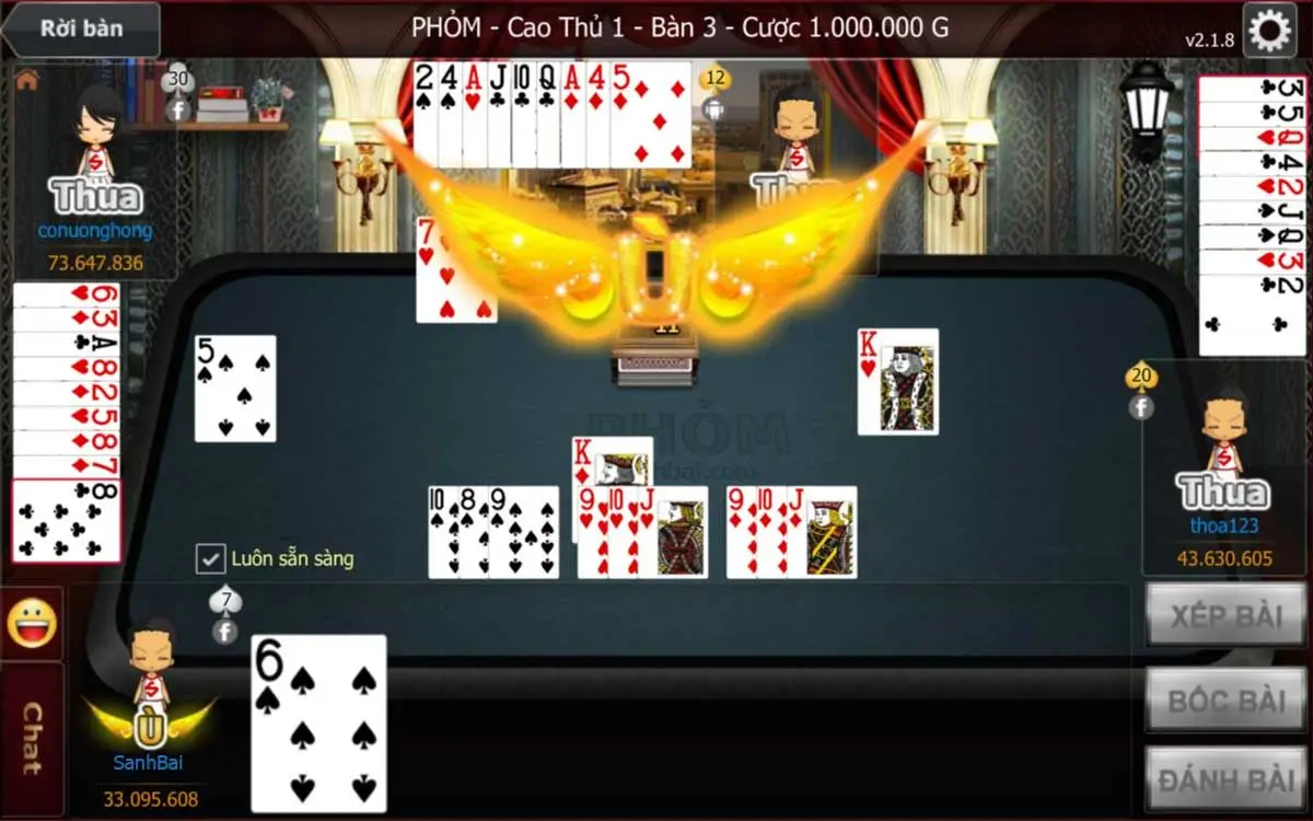 Hãy tính toán hợp lý trong từng quyết định khi chơi game bài này